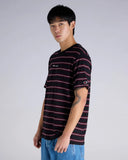 SCRIPT STRIPE TEE