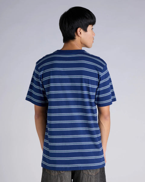 SCRIPT STRIPE TEE
